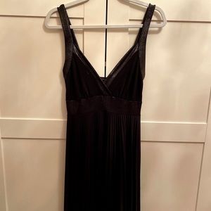 Soprano black dress silver neck & waist Zara shein